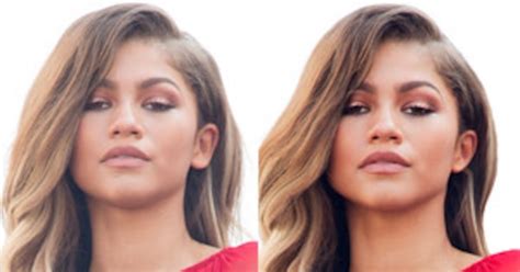 A photoshopped image of Zendaya has blown up and duped。